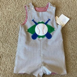 Bailey Boys Reversible seersucker jumper 18m